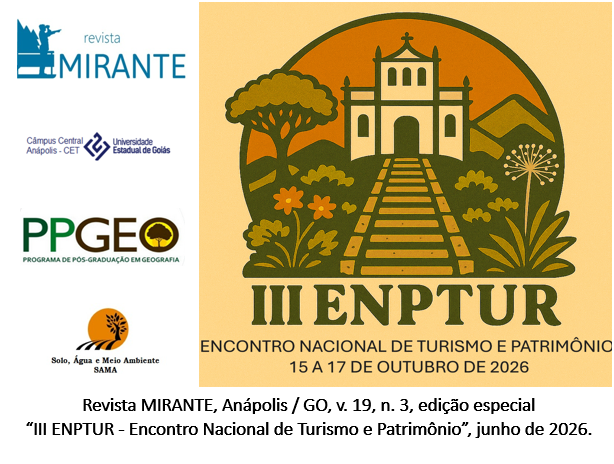 					Visualizar v. 19 n. 3 (2026): Edição especial “III ENPTUR - Encontro Nacional de Turismo e Patrimônio”
				