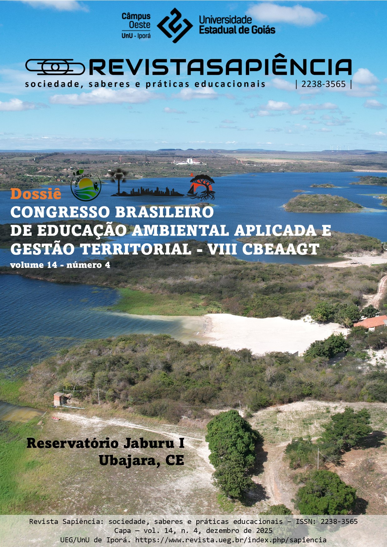 					Visualizar v. 14 n. 04 (2025): Dossiê: Congresso Brasileiro de Educação Ambiental Aplicada e Gestão Territorial – VIII CBEAAGT
				